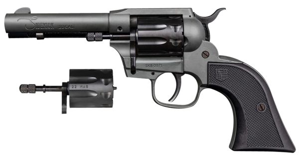 Diamondback DB0500A051 Sidekick  22 LR 22 WMR 9rd Shot 4.50" Dark Gray Cerakote Dark Gray Cerakote Zinc Alloy Dark Gray Cerakote Frame Black Cerakote Cylinder Black Polymer Grips
