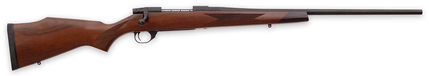 Weatherby VDT270NR4T Vanguard Sporter Full Size 270 Win 5+1 24" Bead Blasted Blued #2 Threaded Barrel, Matte Blued Drilled & Tapped Steel Receiver, Grade A Turkish Walnut Monte Carlo Stock