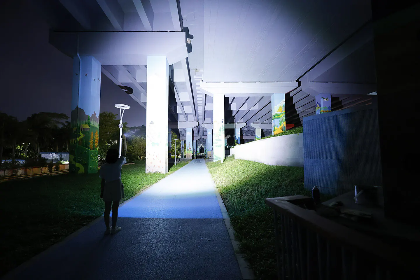 walking flashlight