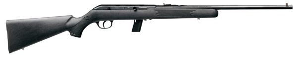 Savage Arms 40203 64 F 22 LR 10+1 21" Matte Black Carbon Steel Sporter Barrel, Carbon Steel Grooved Receiver, Matte Black Fixed Synthetic Stock