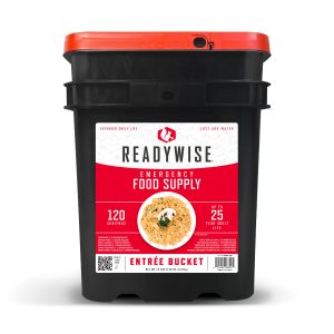 ReadyWise RW01120 Grab N Go Bucket Freeze Dried Entrees 120 Servings Per Bucket