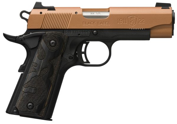 BRO 1911-22 BLACK LABEL COMPACT 22LR 3.625 COPP