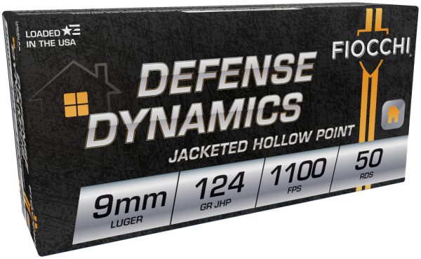 FIO 9MM 124GR JHP 50/20