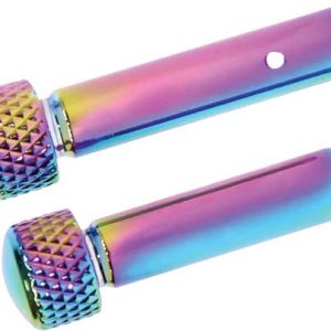 GUNTEC AR15 EXTENDED TAKEDOWN - PIN SET RAINBOW PVD COATED