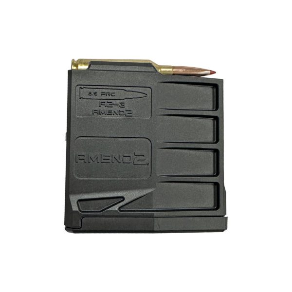 AMEND2 AICS 6.5PRC/300WSM SHORT ACTION 3RD BLACK POLYMER MAGAZINE( 50 PER CASE )