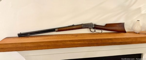 Winchester Model 1892 25-20 Vintage Cowboy Lever Action Rifle, mfg in 1910