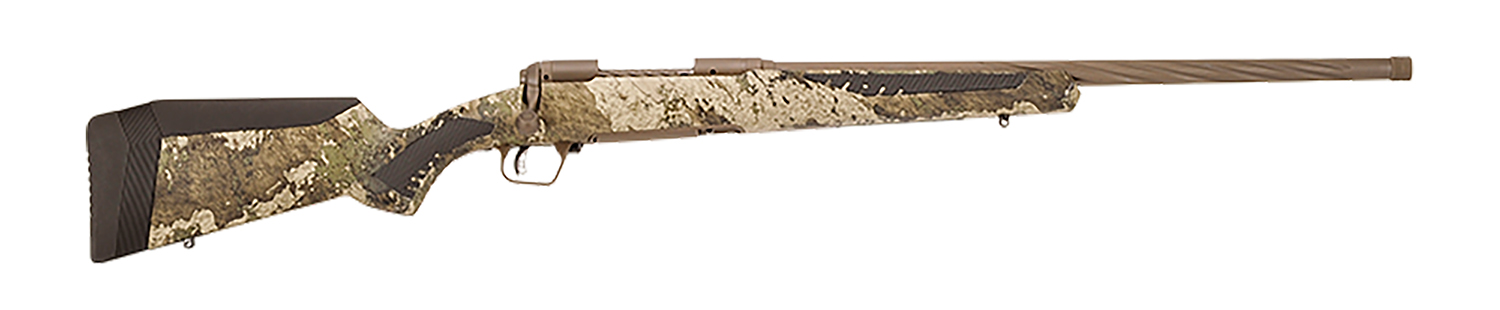 Savage Arms 57417 110 High Country 280 Ackley Improved 4+1 22", Midnight Bronze Cerakote, TrueTimber Strata Fixed AccuStock with AccuFit