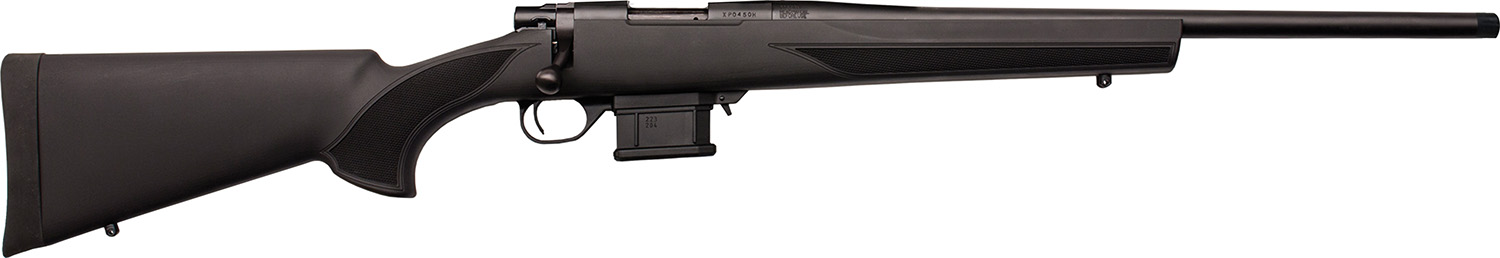 Howa HMA60804B M1500 Mini Action Compact 6mm ARC 5+1 20" Black Steel Barrel, Black Drilled & Tapped Steel Receiver, Black Fixed HTI Synthetic Stock, Right Hand