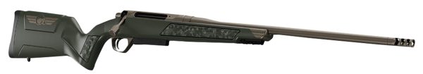 Christensen Arms 8011500200 Evoke  Full Size 6.5 Creedmoor 4+1 20" Burnt Bronze Cerakote #4 Contour Threaded Barrel, Gray w/Bronze Logo Hybrid Hunter w/Picatinny Rail Synthetic Stock