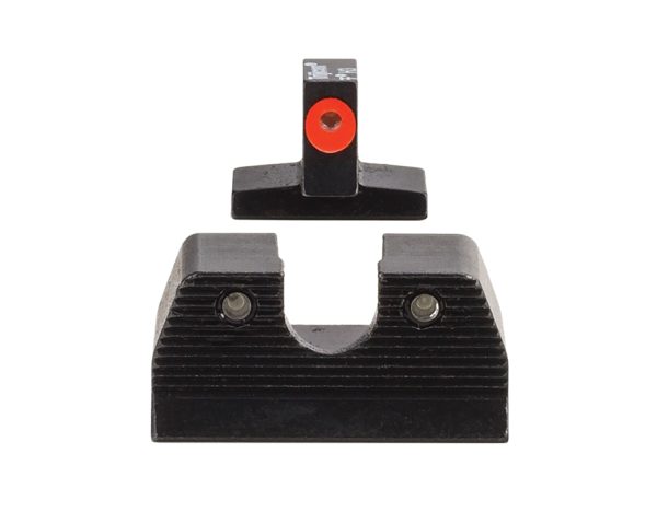 Trijicon 600891 HD XR Night Sight Set Green Tritium/Orange Outline Front, Green Tritium Rear, Black Frame, Fits FN FNP/FNX