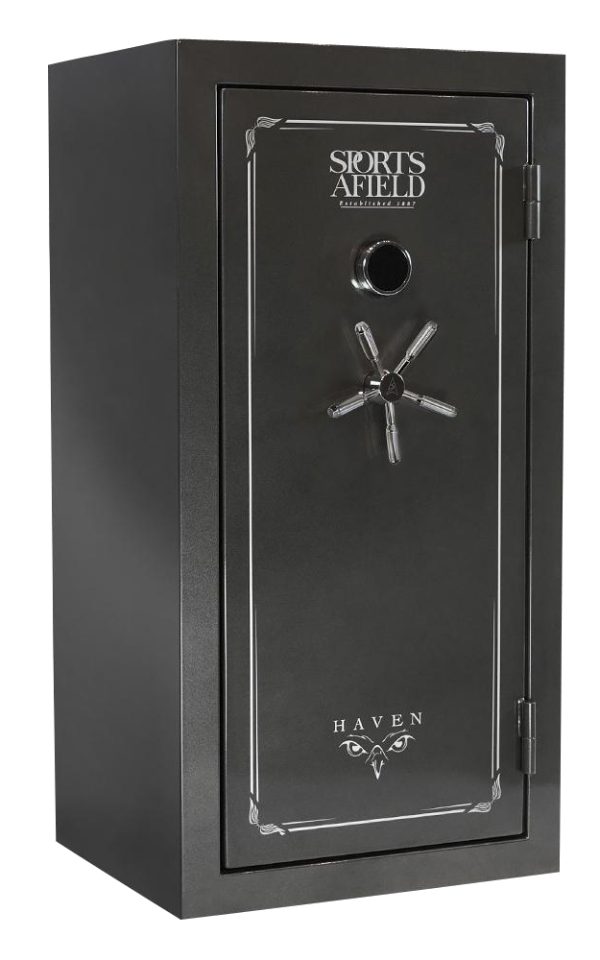 Sports Afield SECSA5930HX Haven  Electronic Keypad/Key Entry Dark Gray Metallic Steel Holds 36 + 6 59" H x 30" W x 25" D Fireproof- Yes