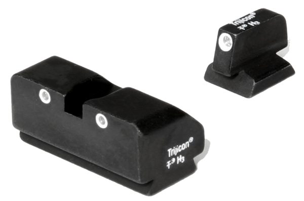 Trijicon 600188 Bright & Tough Night Sights  Green/Tritium White Outline Front Sight-Green/Tritium White Outline Rear Sight Desert Eagle