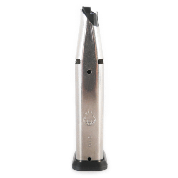 Atlas Gunworks 9mm Classic Magazine, 17 Round, Stainless Steel (126mm)