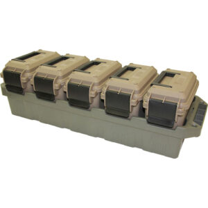 5-CAN AMMO CRATE MINI - DARK EARTH/GREEN