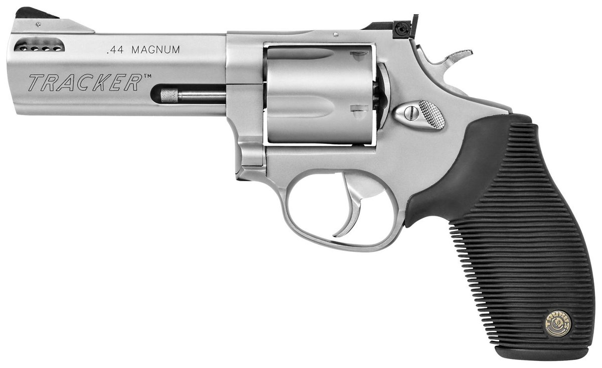 Taurus Tracker 44 Handgun .44 Mag 5rd Capacity 4" Barrel Matte Stainless Frame