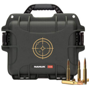 Nanuk 908AMMO1 908  223Rem Black/White Resin 600rds