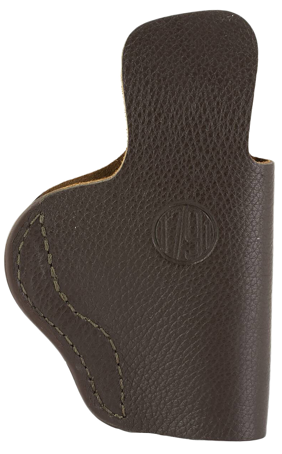 1791 Gunleather FCD4BRWL Fair Chase IWB Size 04 Brown Leather Deer Hide Belt Clip Fits Glock 17/19 Left Hand