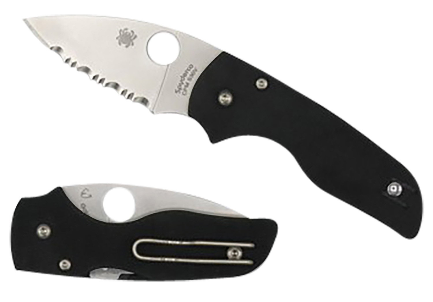 Spyderco C230GP Lil' Native 2.42" Folding Plain Satin CPM S30V SS Blade/Black Textured G10 Handle Includes Pocket Clip