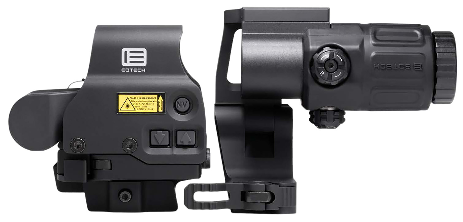 Eotech HHSSTC HHSSTC EXPS & G33 Magnifier Matte Black 1x/3x 1.20" x 0.85" 1 MOA Red Dot/68 MOA Ring