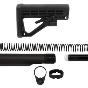 TacFire MAR050B Mil-Spec Buffer Tube  Black Matte AR-15