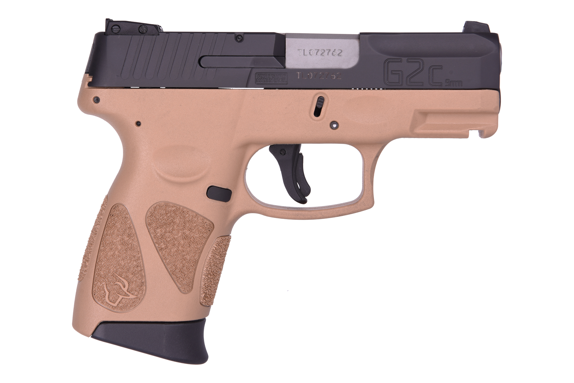 TAURUS G2C 9MM BLK/FDE 3.2" 12+1 #