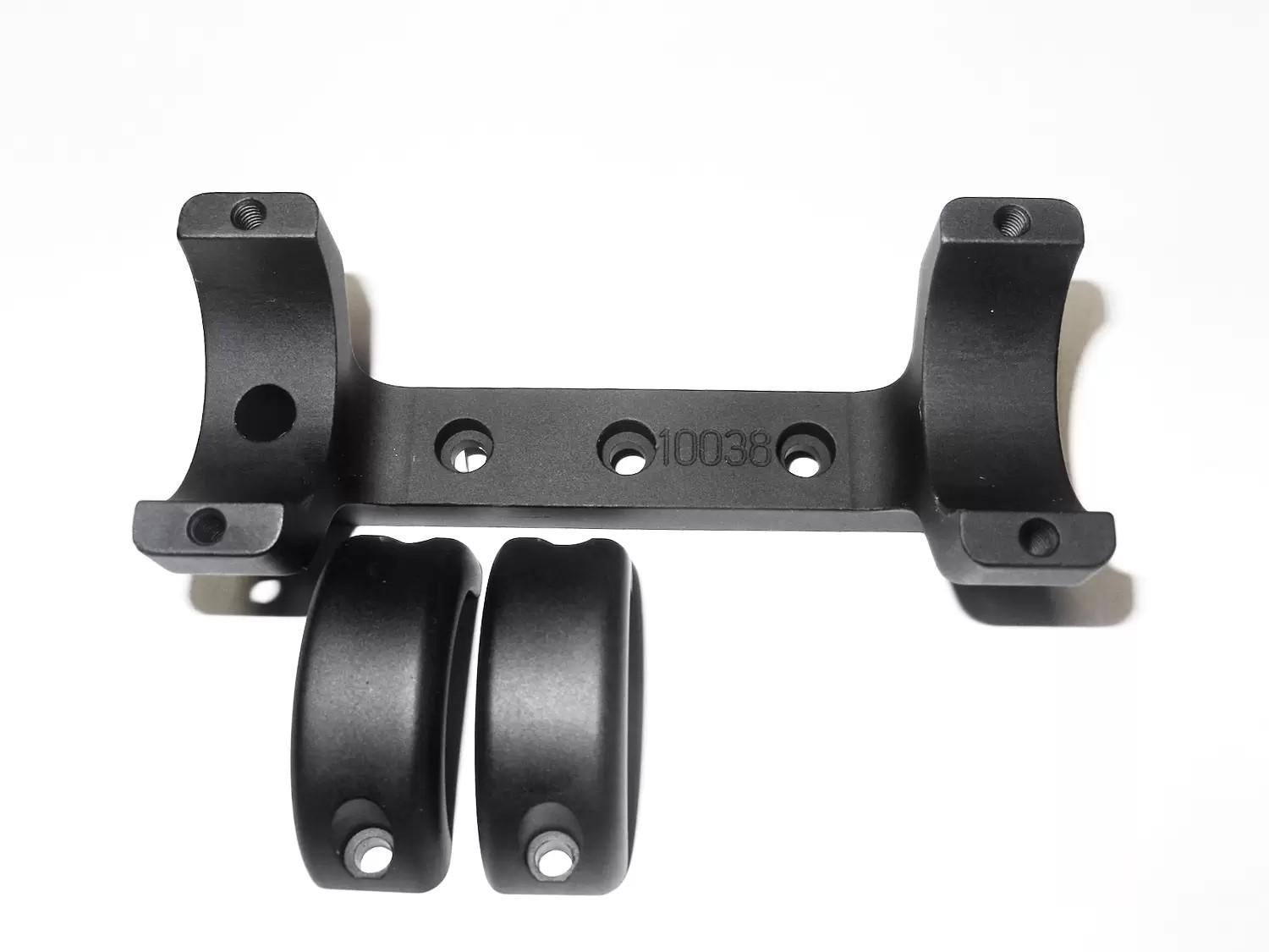 DNZ Integrated Rings & Base Mount - CVA Black Powder Rifles 30mm High - Black
