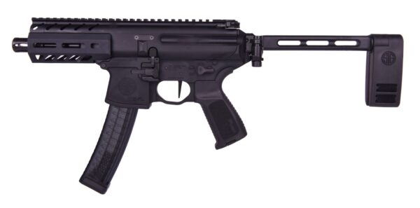 SIG SAUER MPX 9MM PSTL 4.5" BLK SA, PCB, MLOK, 1-35RD MAG
