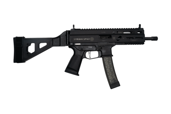 GRAND POWER STRIBOG SP9A3 9MM SUB BLK PSTL W/SBT BRC 8" THRD BRL 3-30RD
