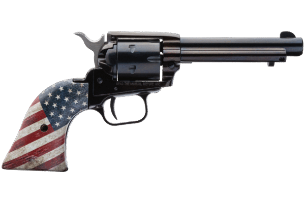 HERITAGE MANUFACTURING 22LR BLUE/US FLAG GRP 4.75" FS