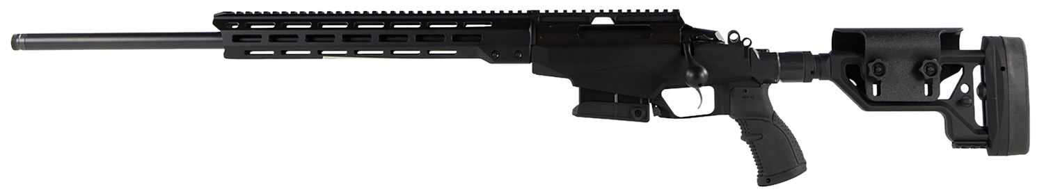 Tikka JRTAC416L T3x Tac A1 308 Win 10+1 24" Barrel, Black Metal Finish, Black Fixed with Aluminum Bedding Stock, Polymer Grip Left Hand