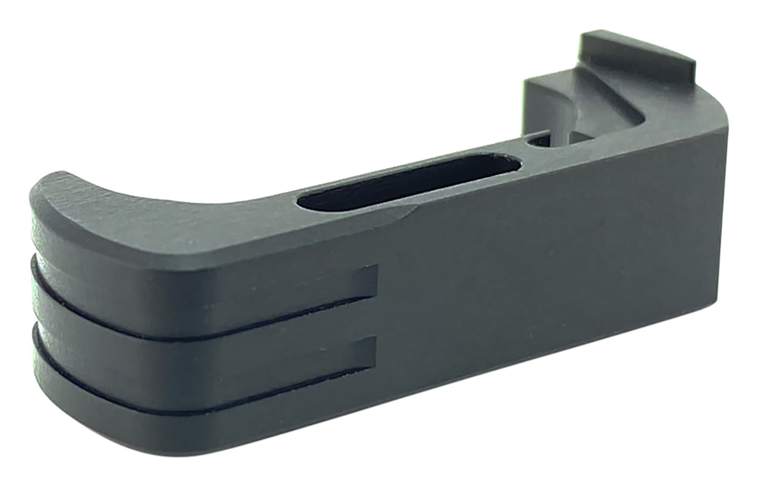 Cross Armory CRG5MCBK Mag Catch Extended Compatible w/Glock Gen4-5 Black Anodized Aluminum