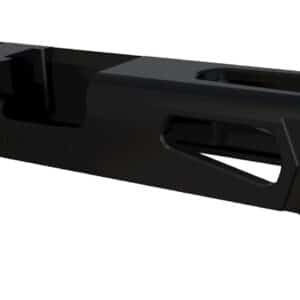 Rival Arms RA10G105A Precision Slide A1 QPQ Black 17-4 Stainless Steel with Front/Rear Serrations & Doctor Optic Cut for Glock 17 Gen3