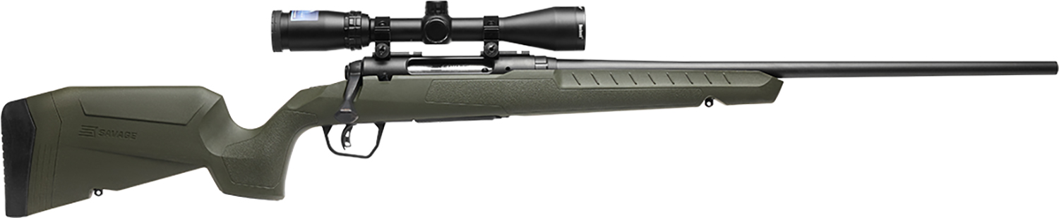 Savage Arms 32159 Axis 2 XP Combo 30-06 Springfield 4+1 22" Black Sporter Barrel, Black Drilled & Tapped Steel Receiver, Fixed OD Green Synthetic Stock, Right Hand, Boresighted 3-9x40