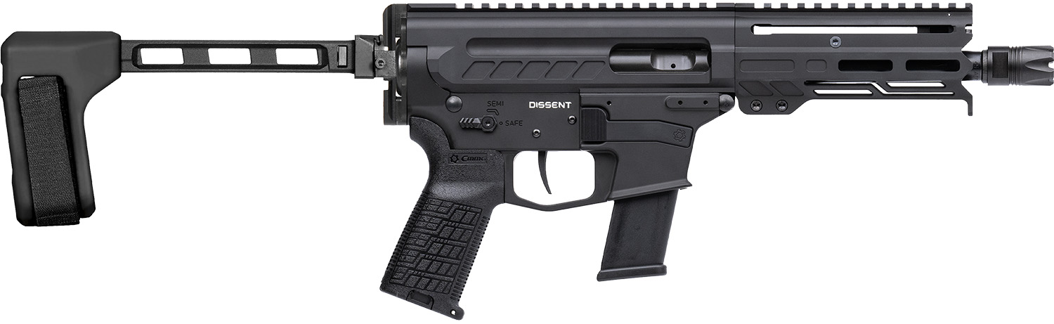 CMMG 45A250F-AB Dissent MKG 45 ACP 13rd 6.50" 5.5"Proprietary Handguard 7075-T6 Aluminum CMMG Zeroed Grip