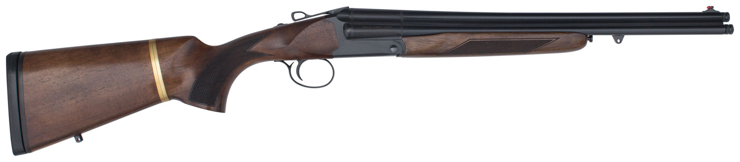 Charles Daly 930108 Triple Threat 12 Gauge 3rd 3" 18.50" Blued Triple Barrel, Black Metal Finish, Oiled Walnut Checkered Stock & Forend, Removeable Butt Stock, Includes 5 Choke Tubes