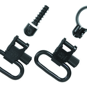 Uncle Mike's 13312 Full Band Swivel Set Quick Detach 115 CF Blued 1.25" Loop for Lever Action Winchester & Marlin