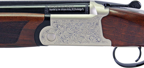 IVER JOHNSON 600LW O/U 20GA 3" - 28"VR SILVER BLACK WALNUT - Image 2
