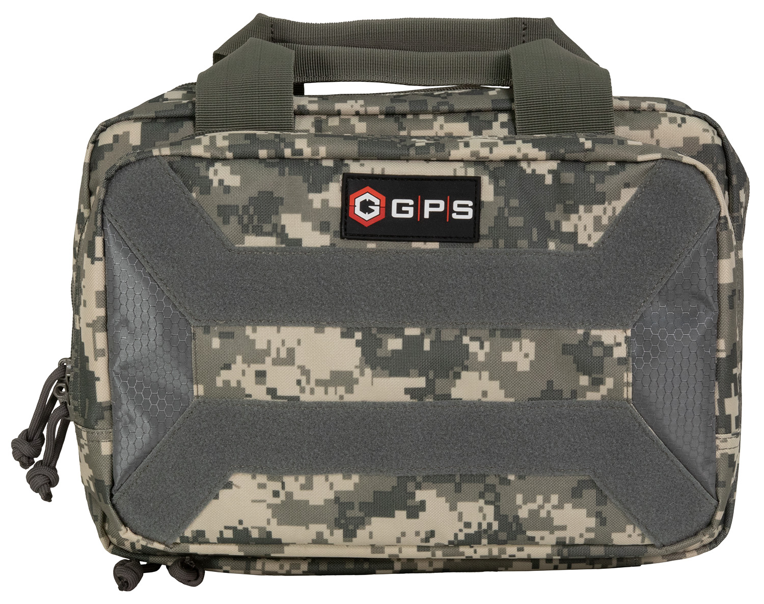 GPS Bags PC15ACU Pistol Case Gray Digital 600D Polyester Holds 1 Handgun