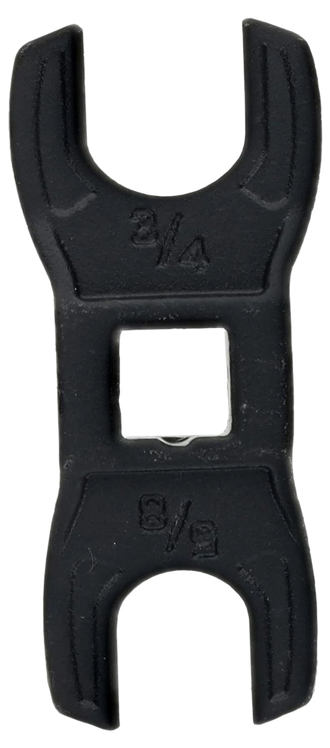 Wheeler 1199465 Muzzle Device & Buffer Tube Crowfoot Wrench Black Steel