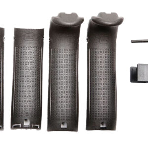Glock 30819  Backstrap/Beavertail Set Compatible w/ Glock 20/21/40/41 Black Polymer