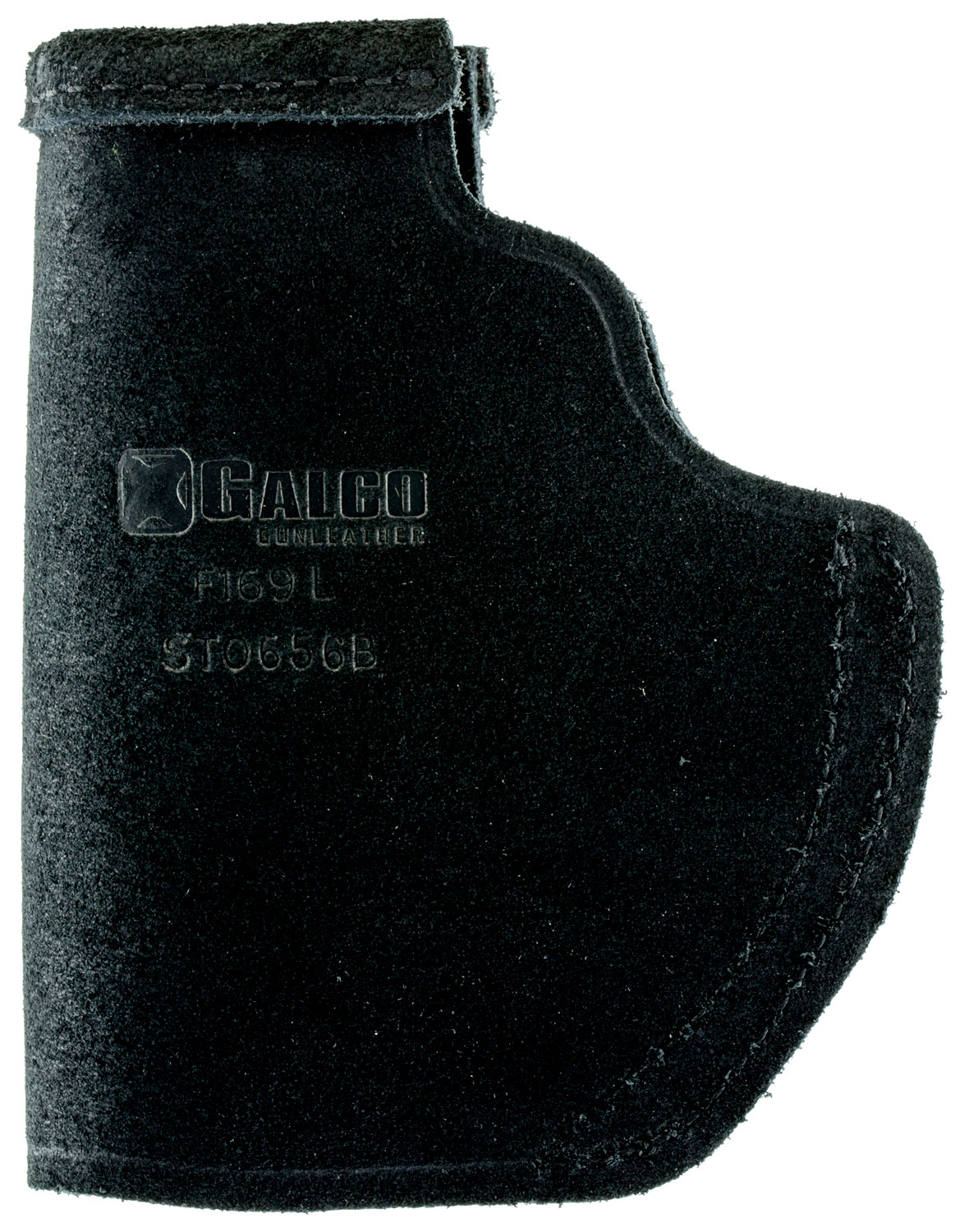 Galco STO656B Stow-N-Go IWB Black Leather Belt Clip Fits Ruger LC Right Hand