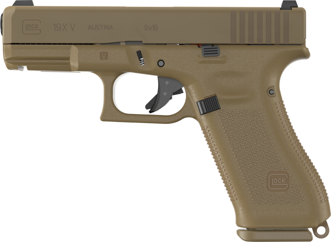 GLOCK G19X V 9MM 19+1 4.0" FDE GNS