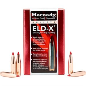 ELD-X .25 CAL. (0.257) 128GR POLYMER TIP BOAT TAIL 100/BOX