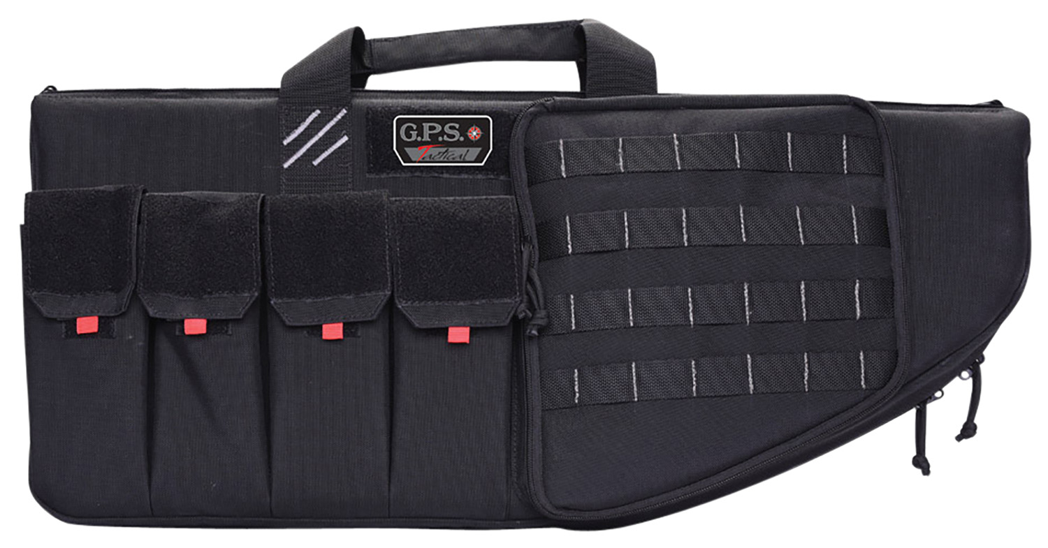 GPS Bags T30ARB Tactical AR Case 30" Black 1000D Nylon with Mag & Storage Pockets, Lockable Zippers, External Handgun Pocket & DuPont Teflon Coating
