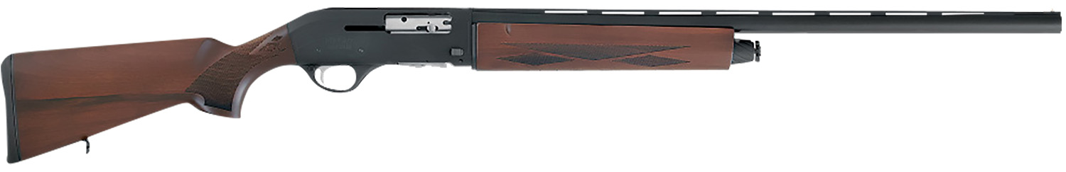 Escort HEAS122805W2 WS Full Size 12 Gauge Semi-Auto 3" 4+1 28" Black Chrome Vent Rib Barrel, Black Anodized Grooved Aluminum Receiver, Adjustable Turkish Walnut Stock