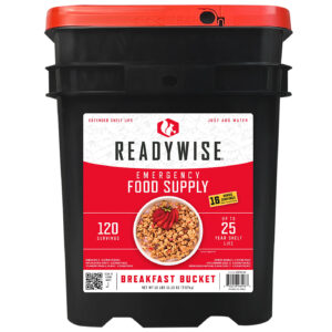 Wise Foods RW10121 Emergency Supplies Breakfast Bucket 120 Servings