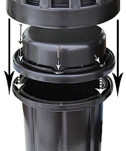 MTM Case-Gard SAC Survivor Ammo Can Multi-Caliber Handgun/Rifle Black Synthetic