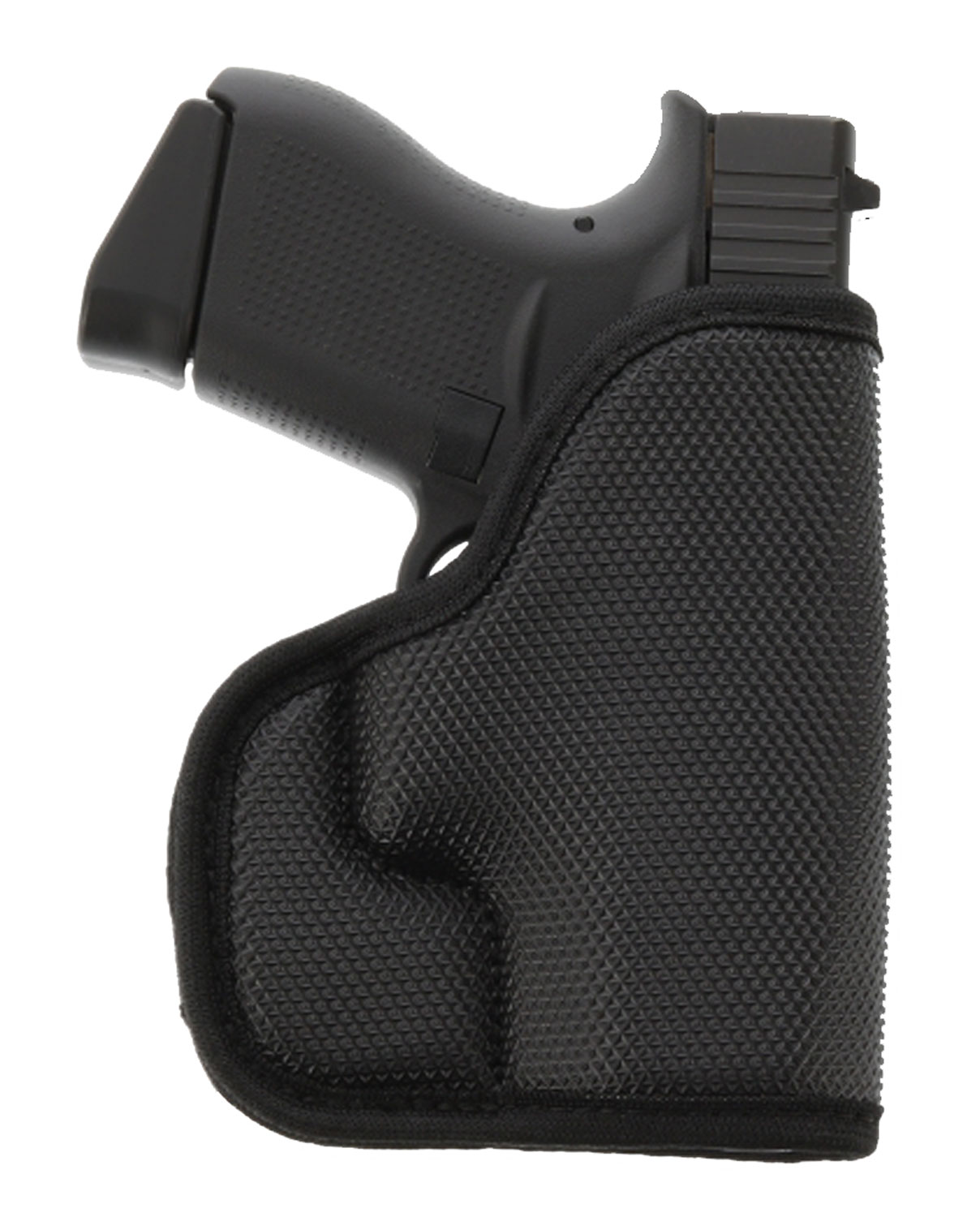 Galco SOU800B StukOn-U Black Gripper Shell Compatible w/ Glock 43/Sig P365/Springfield Hellcat Pocket Mount Ambidextrous