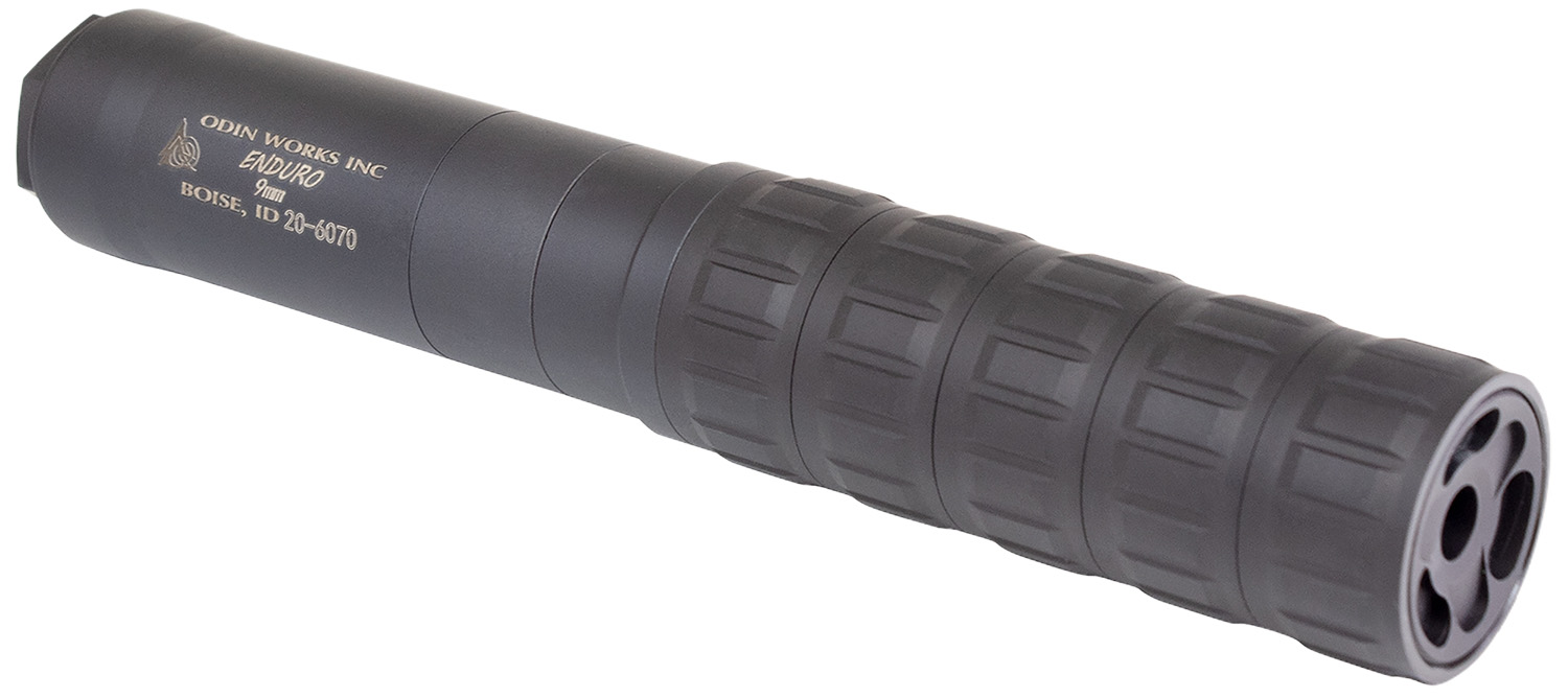 Odin Works SUPENDUROBLK Enduro Multi-Caliber Suppressor Black