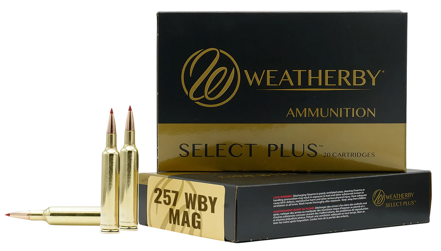 Weatherby M25792HCB Select Plus 257WthbyMag 92gr Hammer Custom 20 Per Box/10 Case